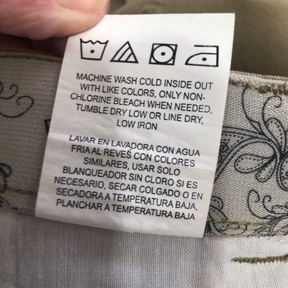 Lee Rider Khaki Comfort Waist Ankle Pants - Picture 7 of 9